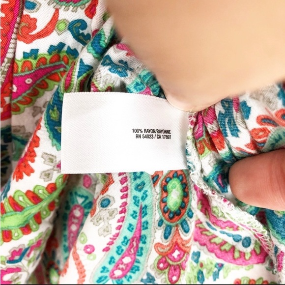 Old Navy Paisley Racerback Tank - Picture 5 of 6